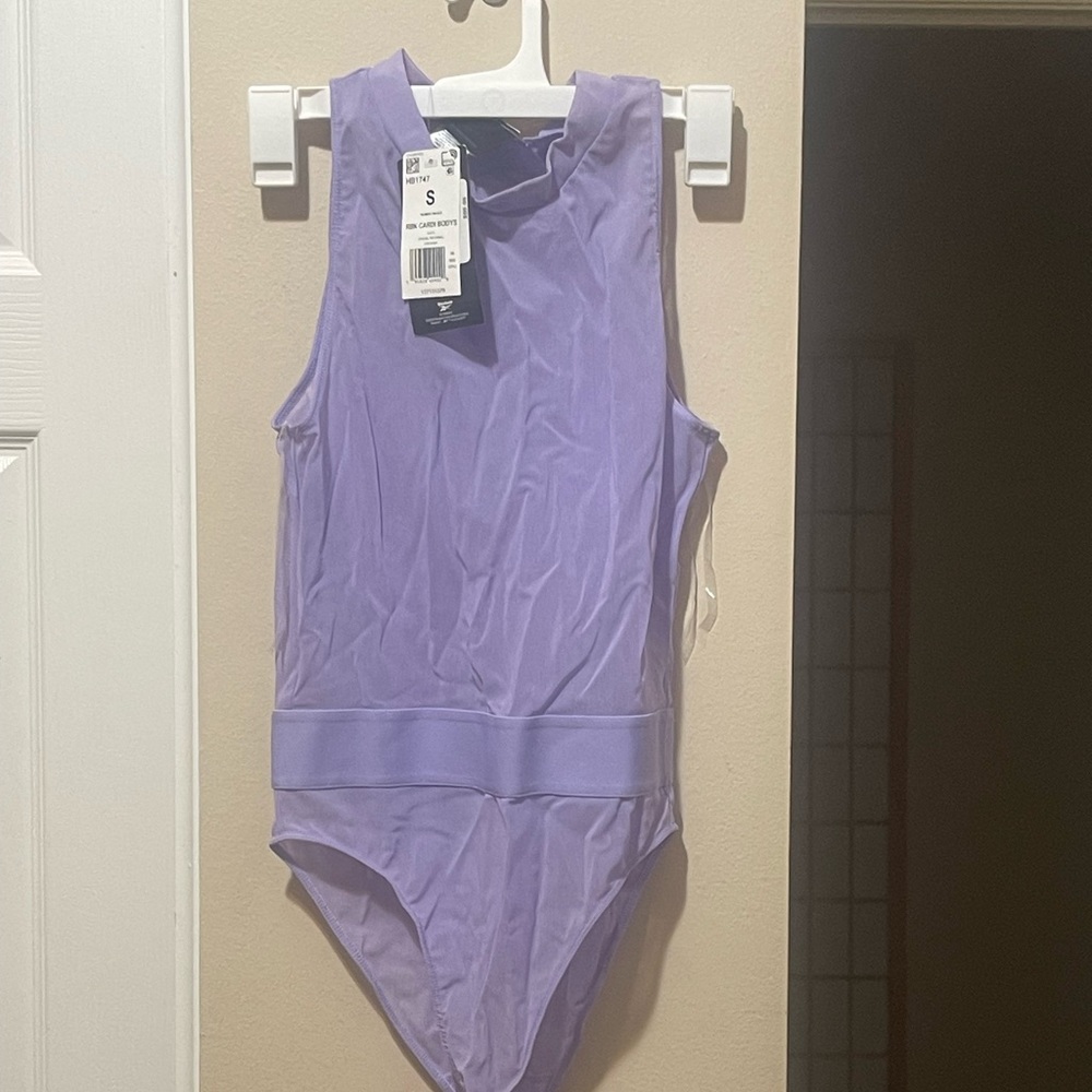 Cardi B Reebok Mesh Bodysuit Purple Sz small, NWT